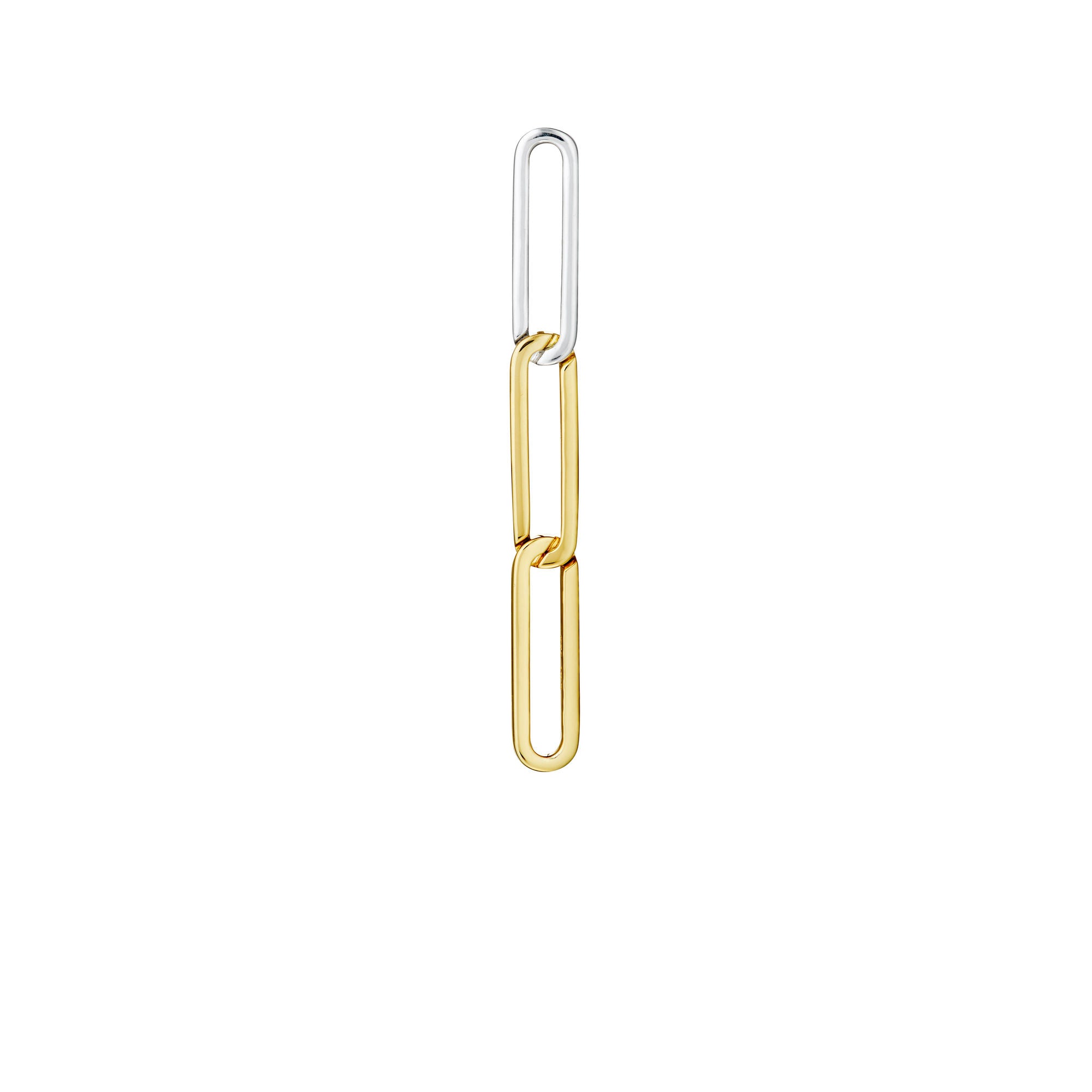 The sigh III 18K Gold & Silver Earring