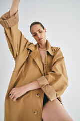 Exhaling her 18K Gold & Silver Necklace