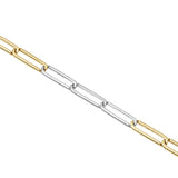 Exhaling her 18K Gold & Silver Necklace