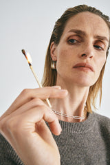 Exhaling her 18K Sølv, Guld Halskæde