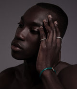 Eternity Grøn 6mm 18K Guld Ring m. Lab-Grown Diamanter