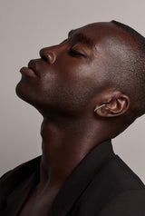 Eternity Engraved 14K Gold Ear Cuffs w. Lab-Grown Diamonds