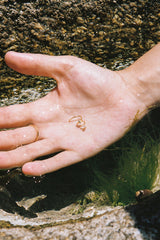 Lang Slange Kite 18K Guld Ørering m. Diamant