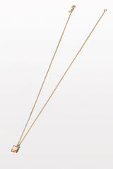 Lustre 01 18K Gold Necklace w. Morganite