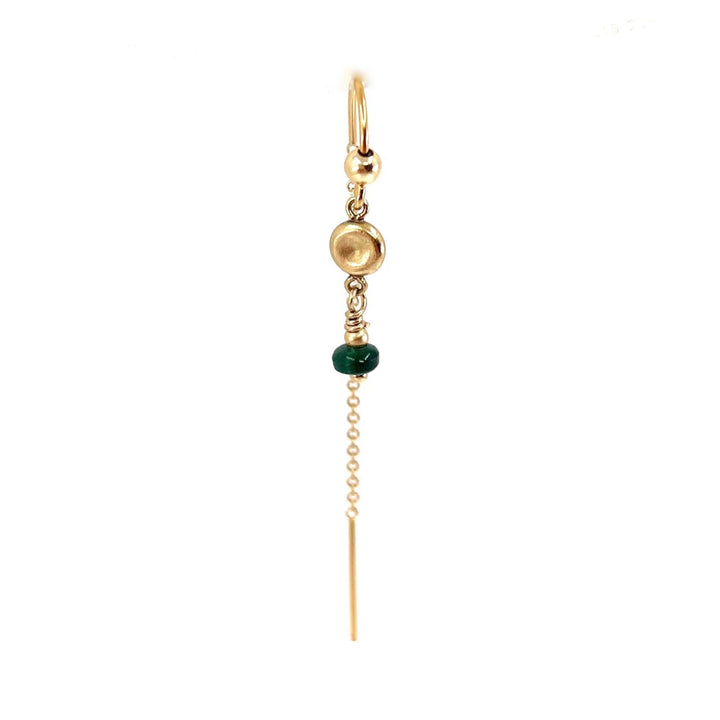 Laika 14K Goldfilled Earring w. Malachite