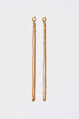 The 50/50 Small Gold Plated Necklace w. Pearls