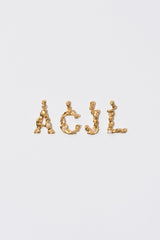 Der Perlenbrief Gold plattierte Anhänger w. Perle