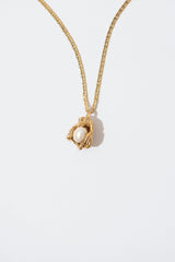 The Coconut Gold Plated Pendant w. Pearls