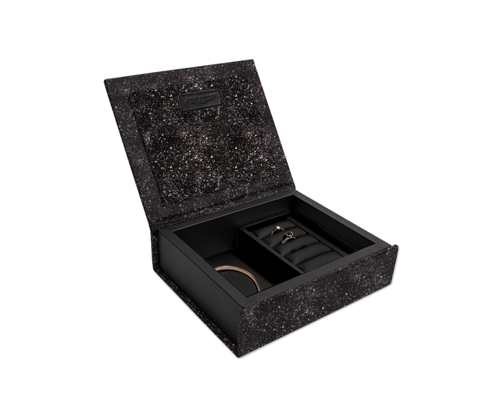 Limited Edition Fabric Starry Jewellery Box, Small