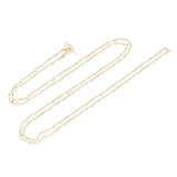 Forgyldt Halskæde m. Perler