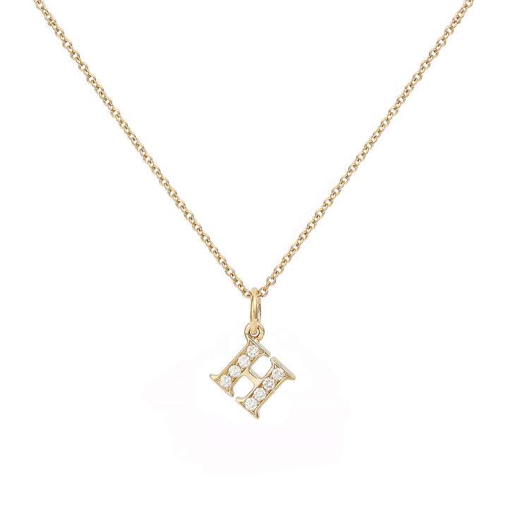 Love Buchstabe "H" Goldkette aus 18K I Diamanten
