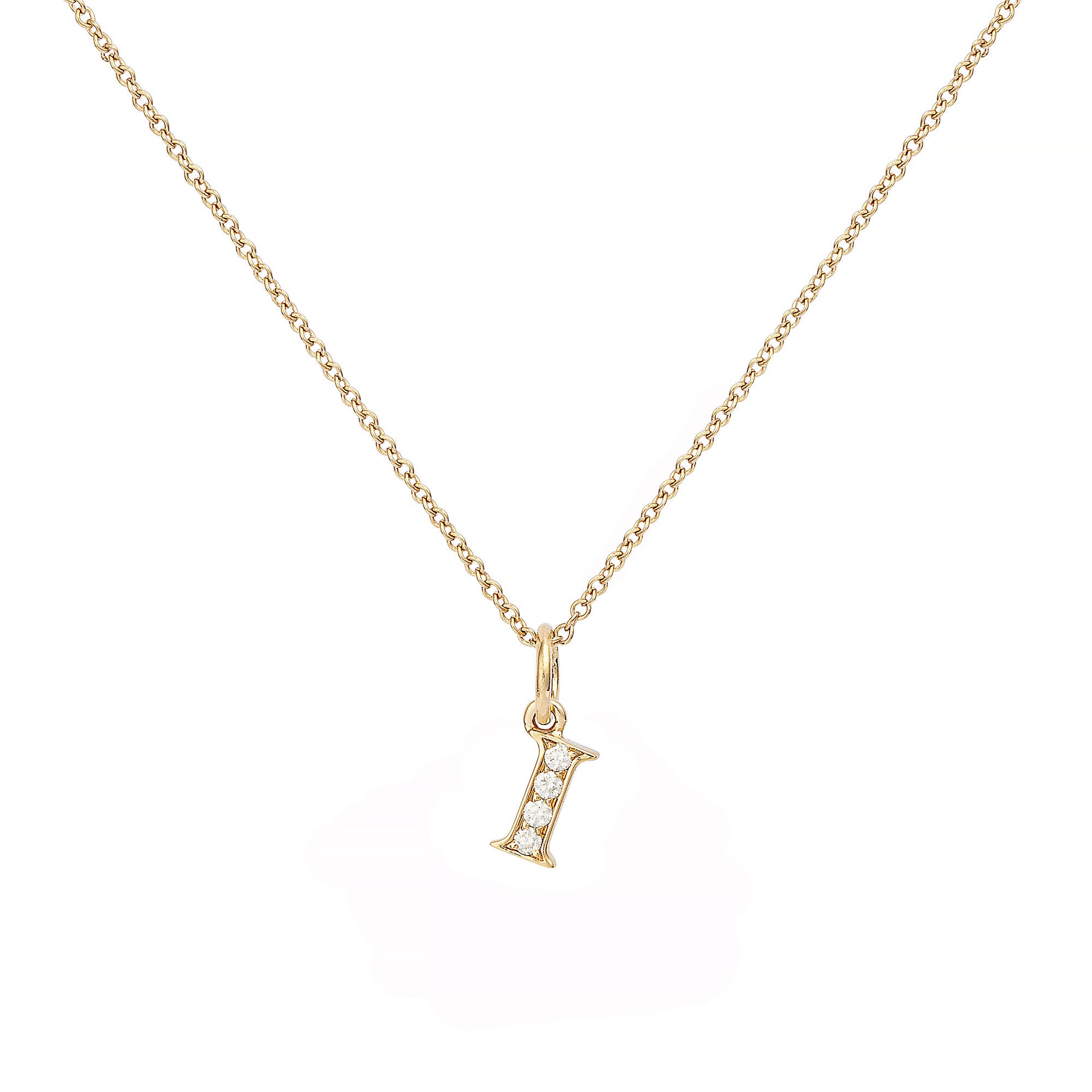 Love Letter I 18K Guld Halskæde m. Diamanter