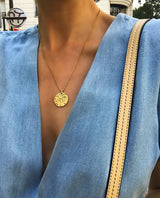 Lucky Coin Gold Plated Necklace