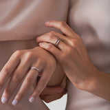 Unisex U 18K Whitegold Ring