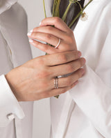 Unisex U 18K Whitegold Ring