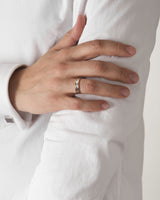 Unisex We 18K Rosegold & Whitegold Ring