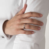 Unisex WE 18K Rosegold & Whitegold Ring