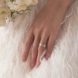 Unisex We Mat 18K Rosaguld & Hvidguld Ring