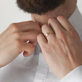 Unisex We Mat 18K Rosaguld Ring