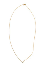 Minibox 18K Gold Necklace w. Diamond