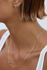 Mini Spheres 18K Gold Necklace