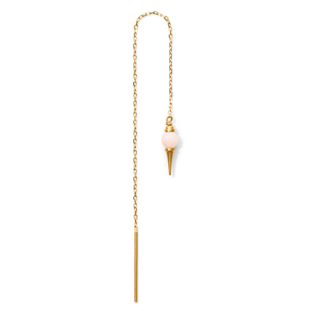 Miss Elsia Earring Gold Pink Coral