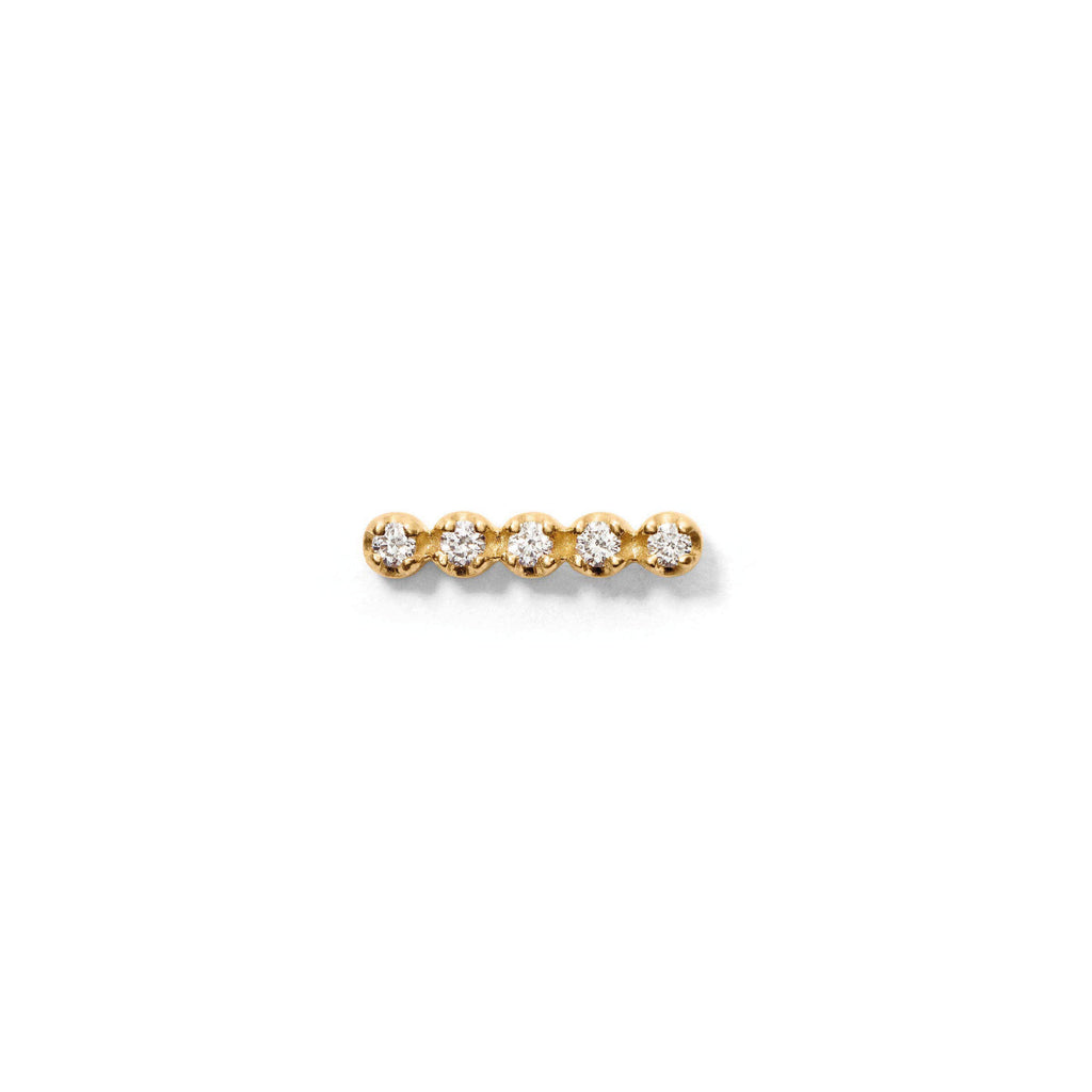 Miss Expa5 Earstud Gold Diamond