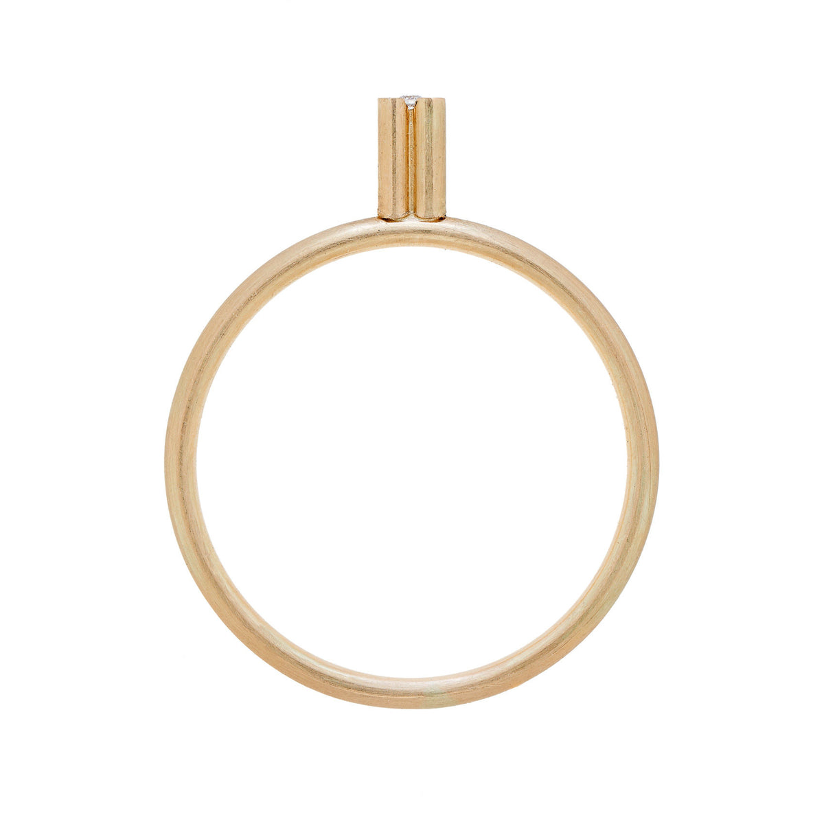 MIST Diamond Cocktail 14K Gold Ring w. Diamond