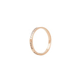 Unisex I Matt 18K Rosegold Ring