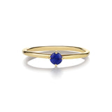 Malene 3.5 Blue 14K Gold Ring w. Sapphire