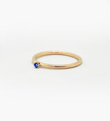 Malene 1.8 Blue 14K Gold Ring w. Sapphire