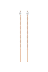 Marquise 18K Rose Gold Earrings w. Lab-Grown Diamonds