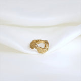 Ocean Wave 14K or 18K Gold Ring