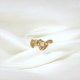 Ocean Wave 14K or 18K Gold Ring