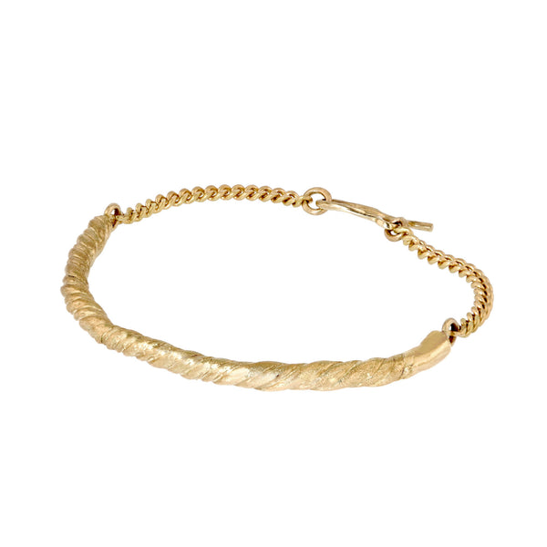 Churros 14K Gold Bracelet