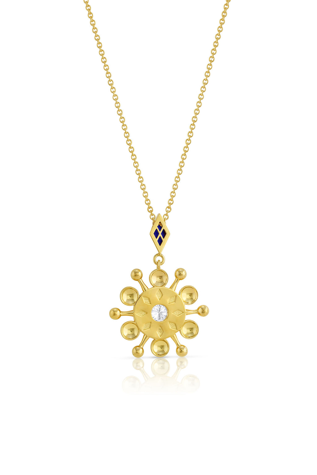 Mazahri | Bibi 18K Guld Halskæde m. Diamant