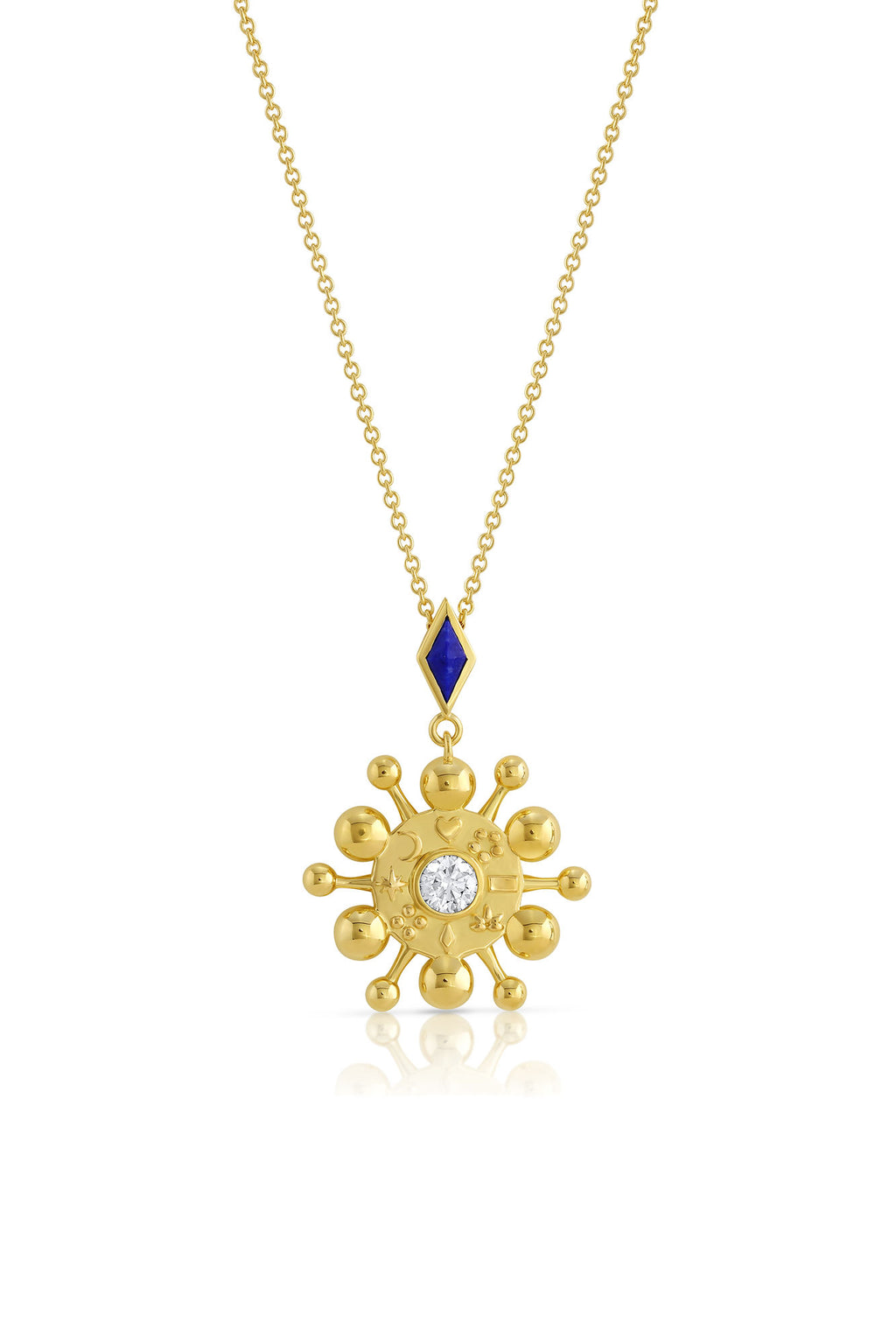 Mazahri | Bibi 18K Guld Halskæde m. Diamant