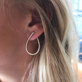 Medium Kharisma Silver Hoops