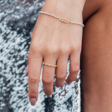 Milkyway 18K Gold & Silver Bracelet