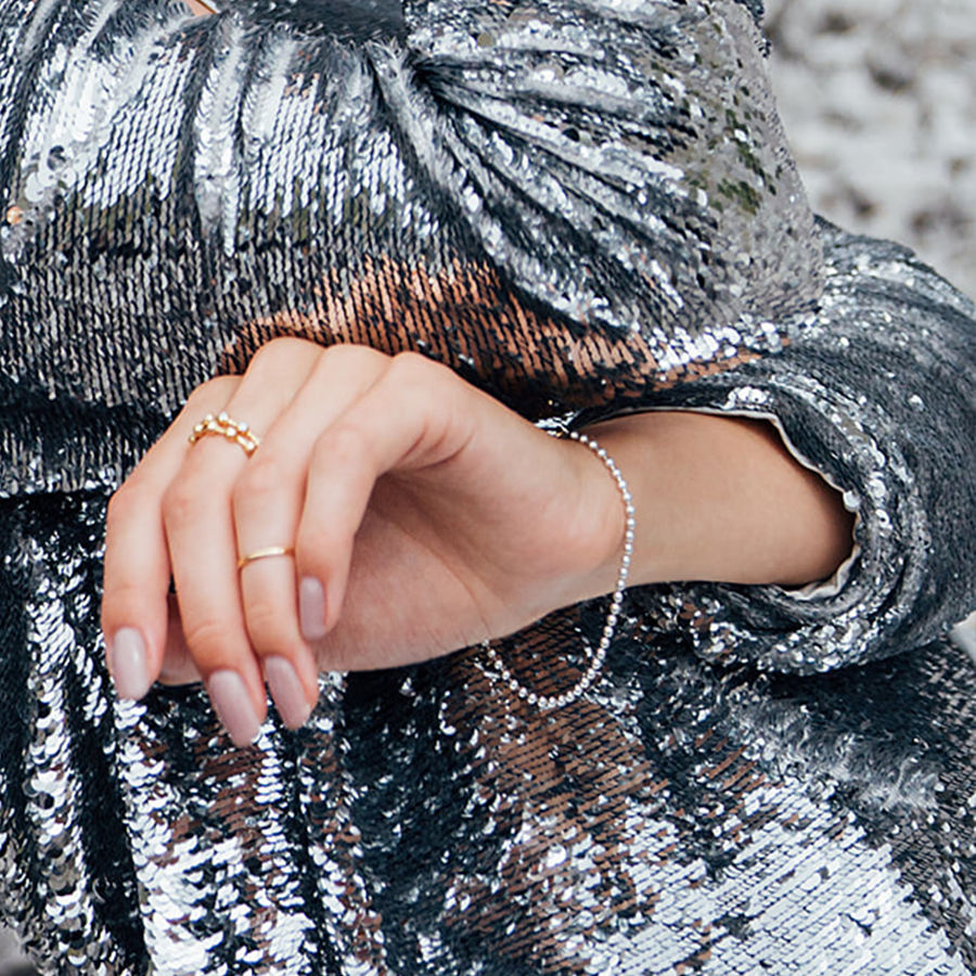 Milkyway 18K Gold & Silver Bracelet