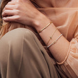 Milkyway 18K Gold & Silver Bracelet