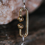 Milkyway 18K Guld & Sølv Halskæde