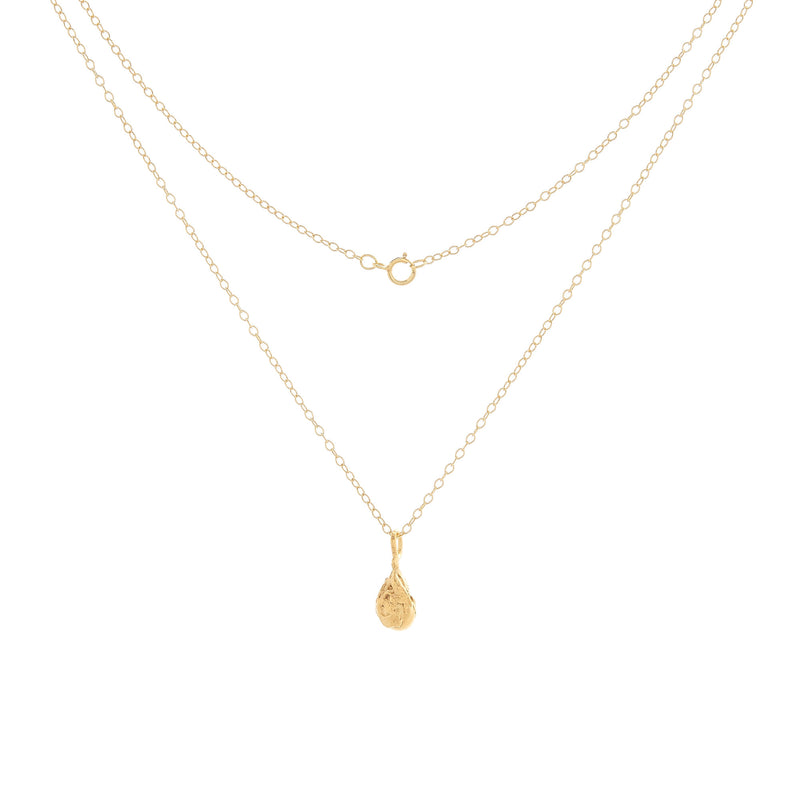 Mini Nugget Gold Plated Necklace