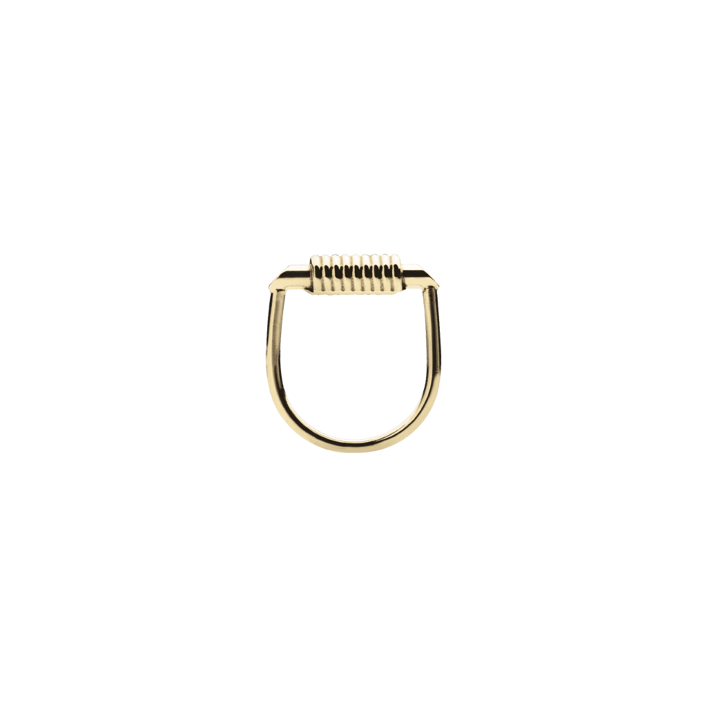 Mini Bullet Ring Gold Plated