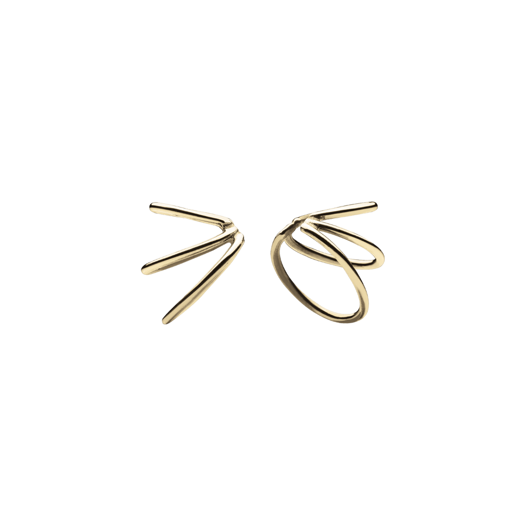 Mini Spine 2.0 Ear Cuffs Forgyldte