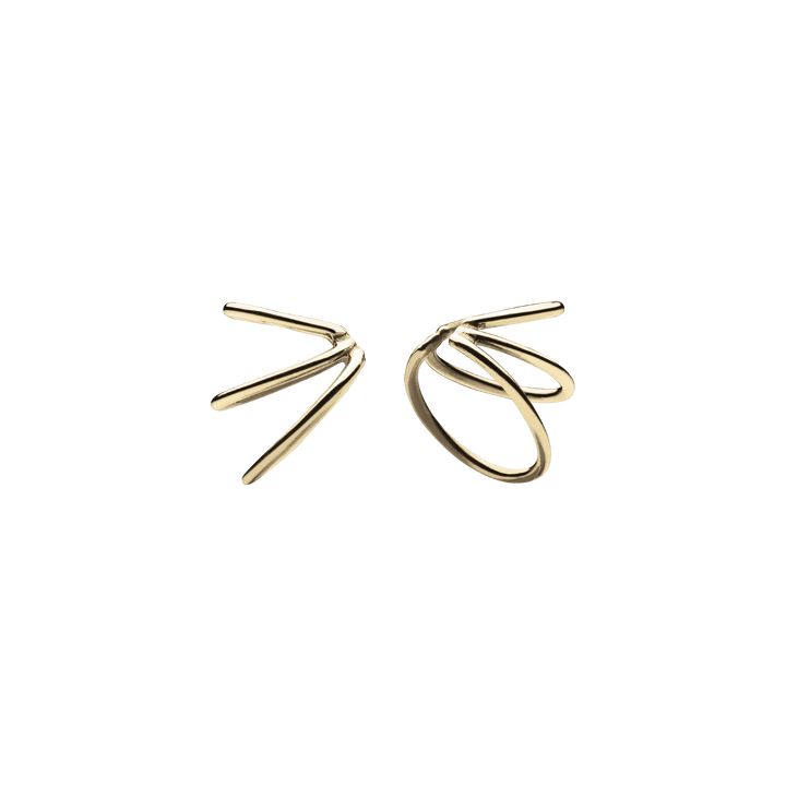 Mini Spine 2.0 Ear Cuffs Forgyldte