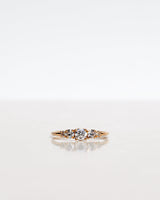 Elise 18K Gold, Whitegold or Rosegold Ring w. Diamonds