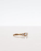 Elise 18K Gold, Whitegold or Rosegold Ring w. Diamonds