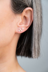 Sandrine Diodati | Margret Gold & Silver Stud w. Pearls