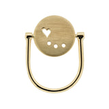 Heart & Dots Goldring 14K